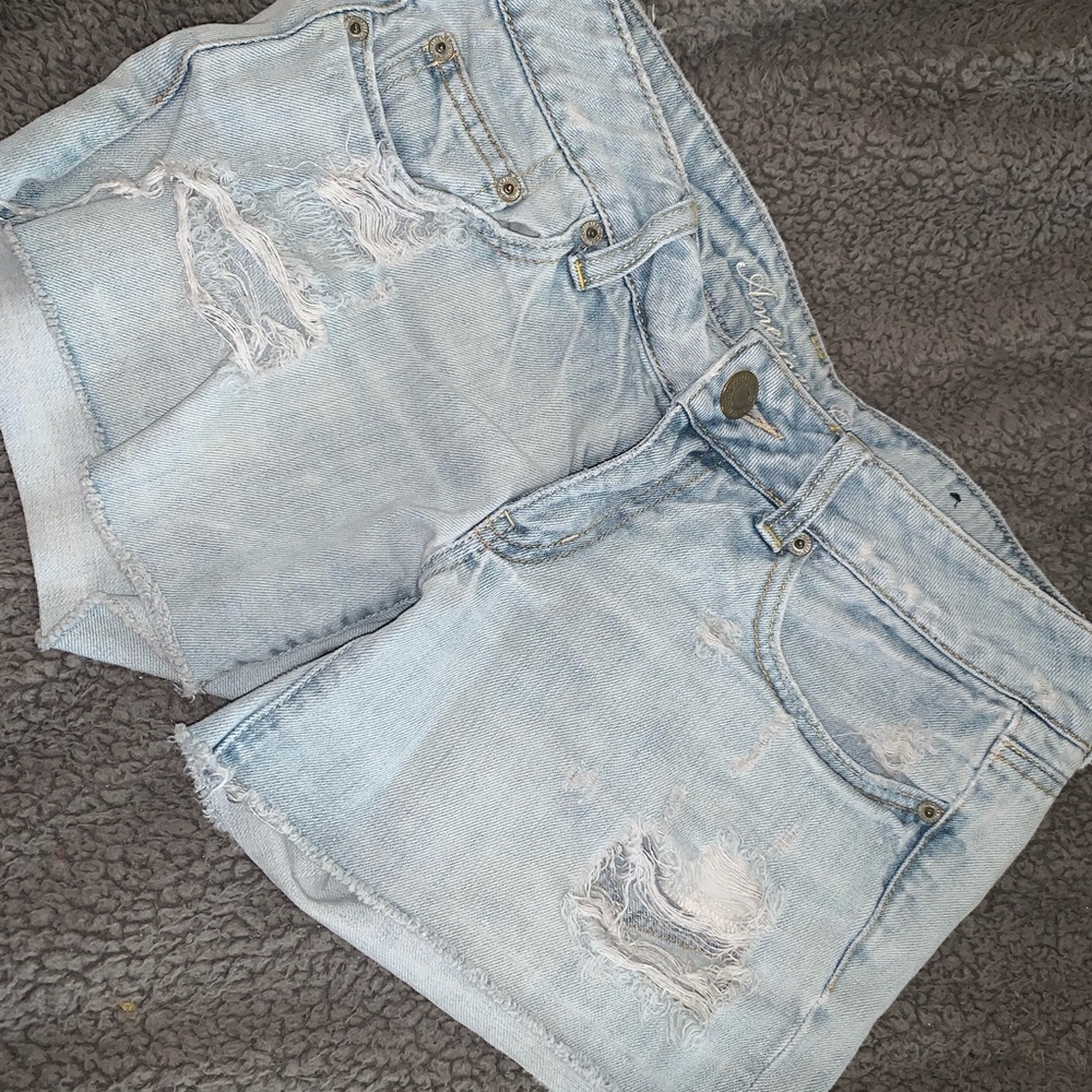 Distressed shorts